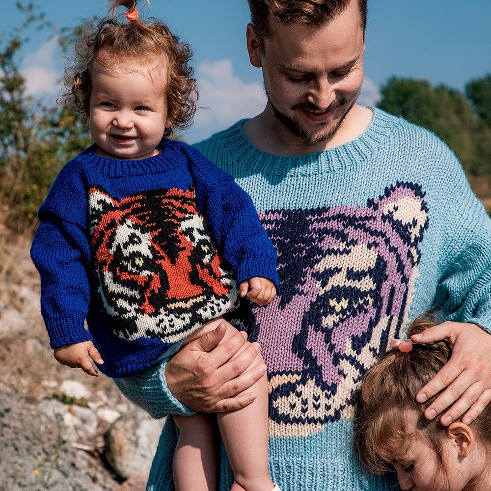 Icon Tiger - Children’s Sweater - Image 3