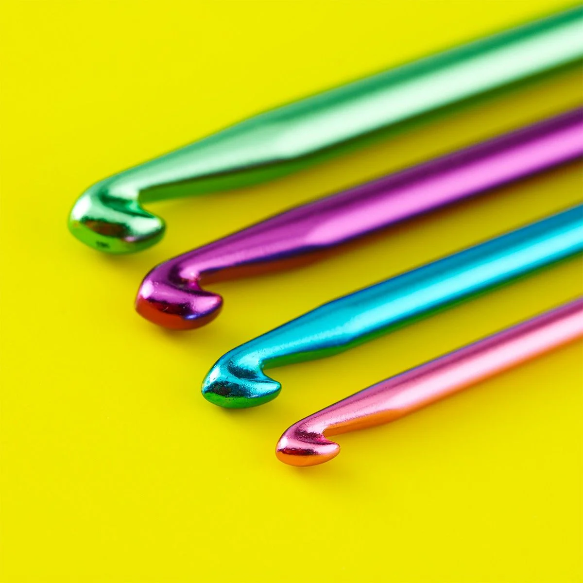 Alu Double Ended Tunisian Crochet Hook Set - 28 cm - Image 6